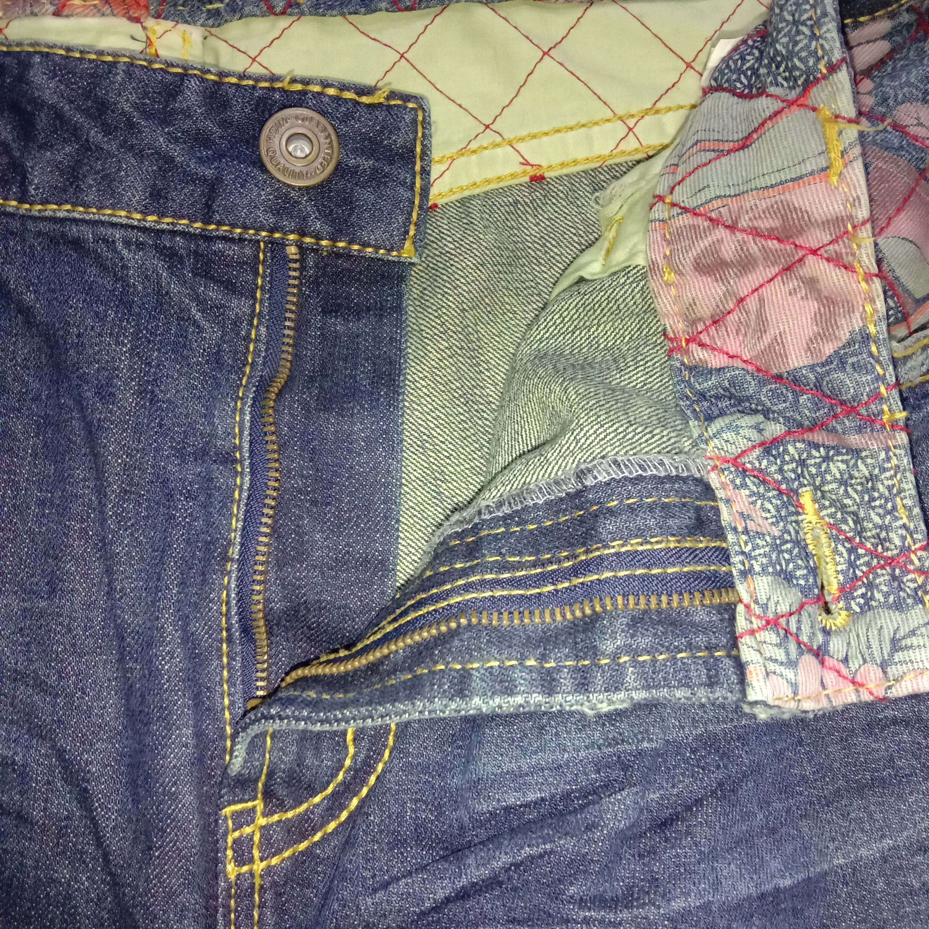 Anime × Cartoon Network × Japanese Brand Jeans Nishiki x Neon Genesis Evangelion Anime Manga Rare 00s Size US 38 / EU 54 - 8 Thumbnail