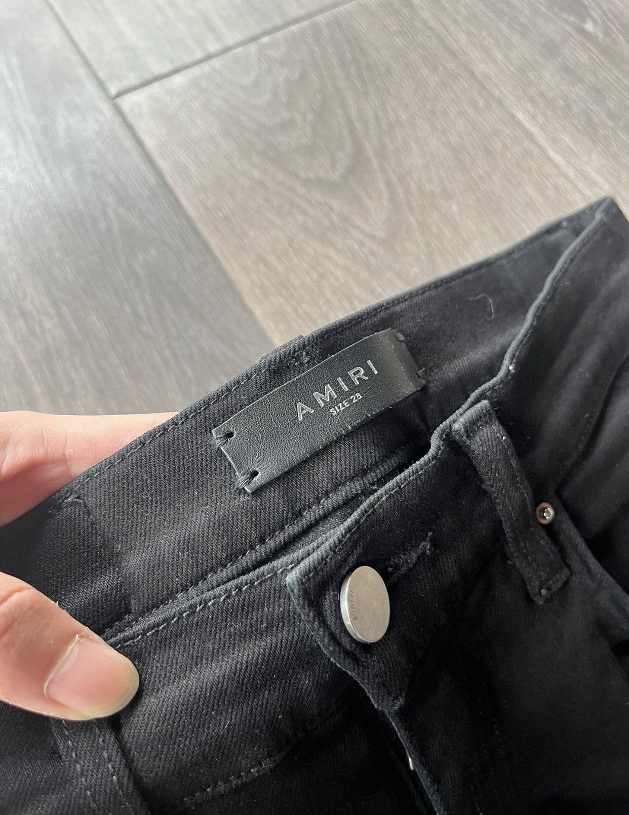 Amiri Amiri16og first generation Mx1 split leather jeans 2412- Size US 28 / EU 44 - 6 Thumbnail