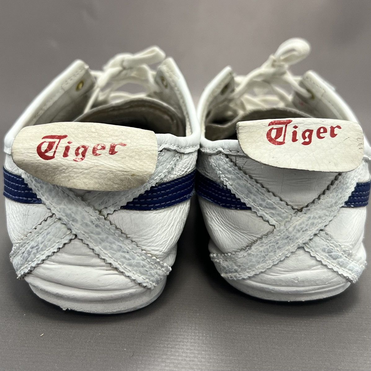 Asics × Japanese Brand × Vintage Asics Tiger Onitsuka Mexico 66 White Leather Sneakers Sz 8 Size US 8 / EU 41 - 7 Thumbnail