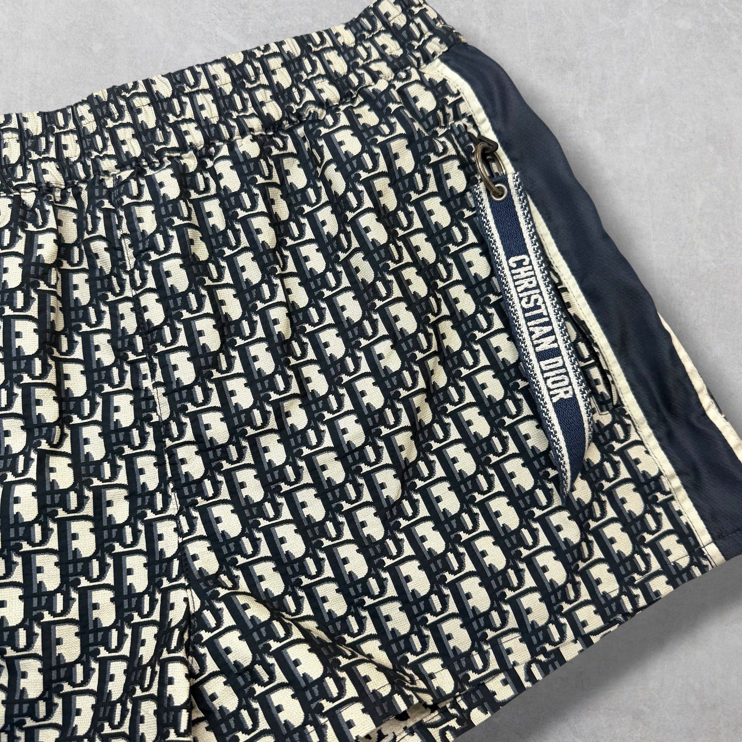 Dior Dior Oblique Technical Taffeta Jacquard Shorts 6 Size US 27 - 3 Thumbnail