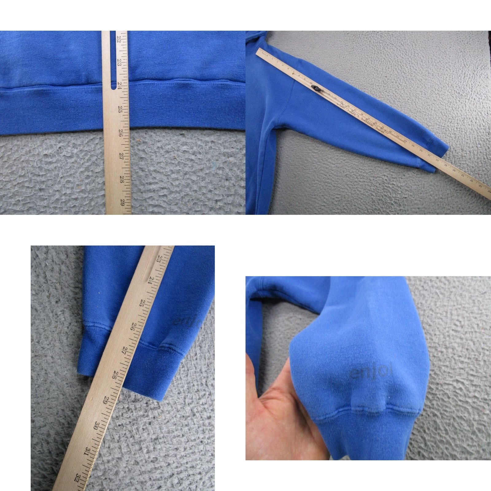 Enjoi VINTAGE Enjoi Hoodie 2000s Y2K Panda Logo Pullover Size M Blue Men Size US M / EU 48-50 / 2 - 9 Thumbnail