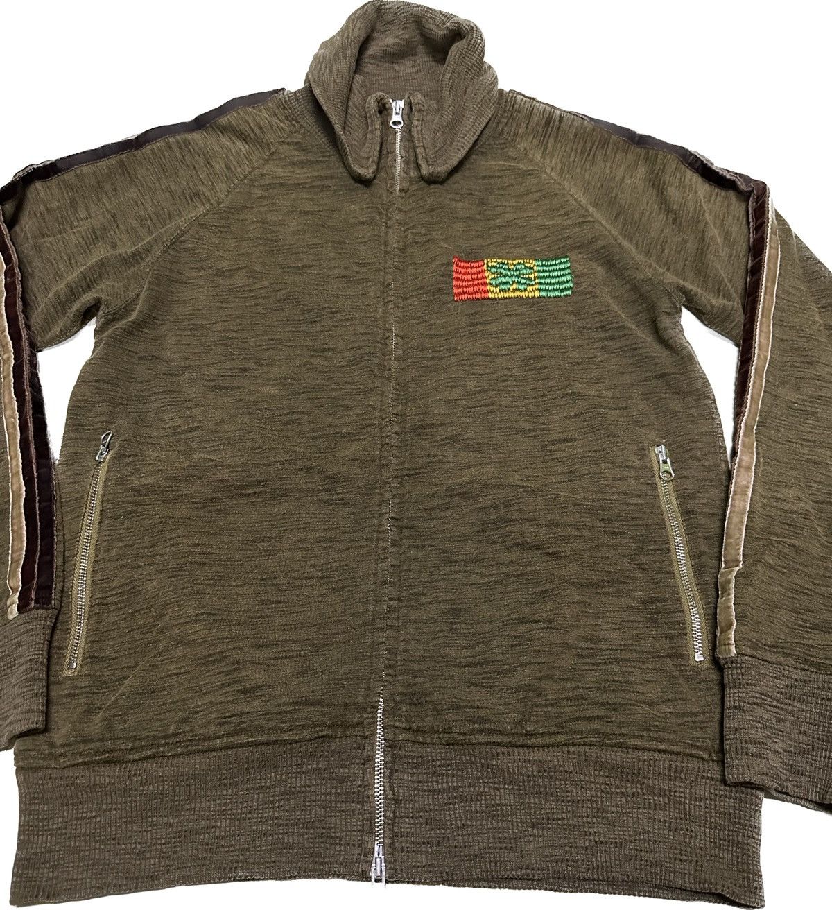 If Six Was Nine × Japanese Brand Vintage Heritage Stone Somewhere In Texas Zipper Jacket Size US S / EU 44-46 / 1 - 2 Thumbnail