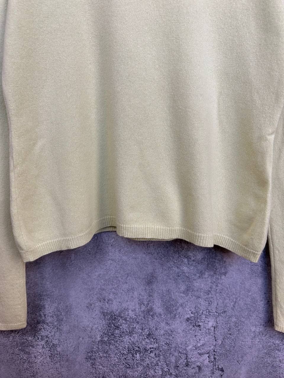 Tse TSE Cashmere Turtleneck Sweater Lightweight Knit Size L / US 10 / IT 46 - 7 Thumbnail