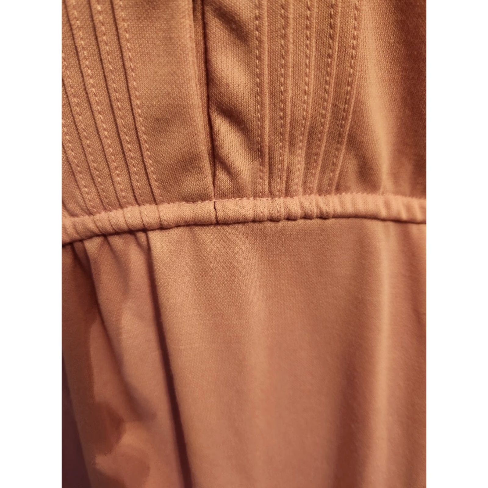 Vintage VINTAGE Carriage Court 70s 80s Mauve Pink Pleated Secretary Midi Dress 20W Plus Women’s Size 3XL / US 20-22 - 4 Thumbnail