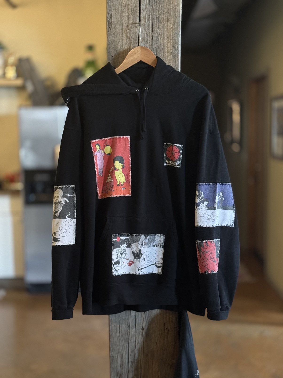 Supreme Toshio Saeki Hooded Sweatshirt Size US XL / EU 56 / 4 - 3 Thumbnail