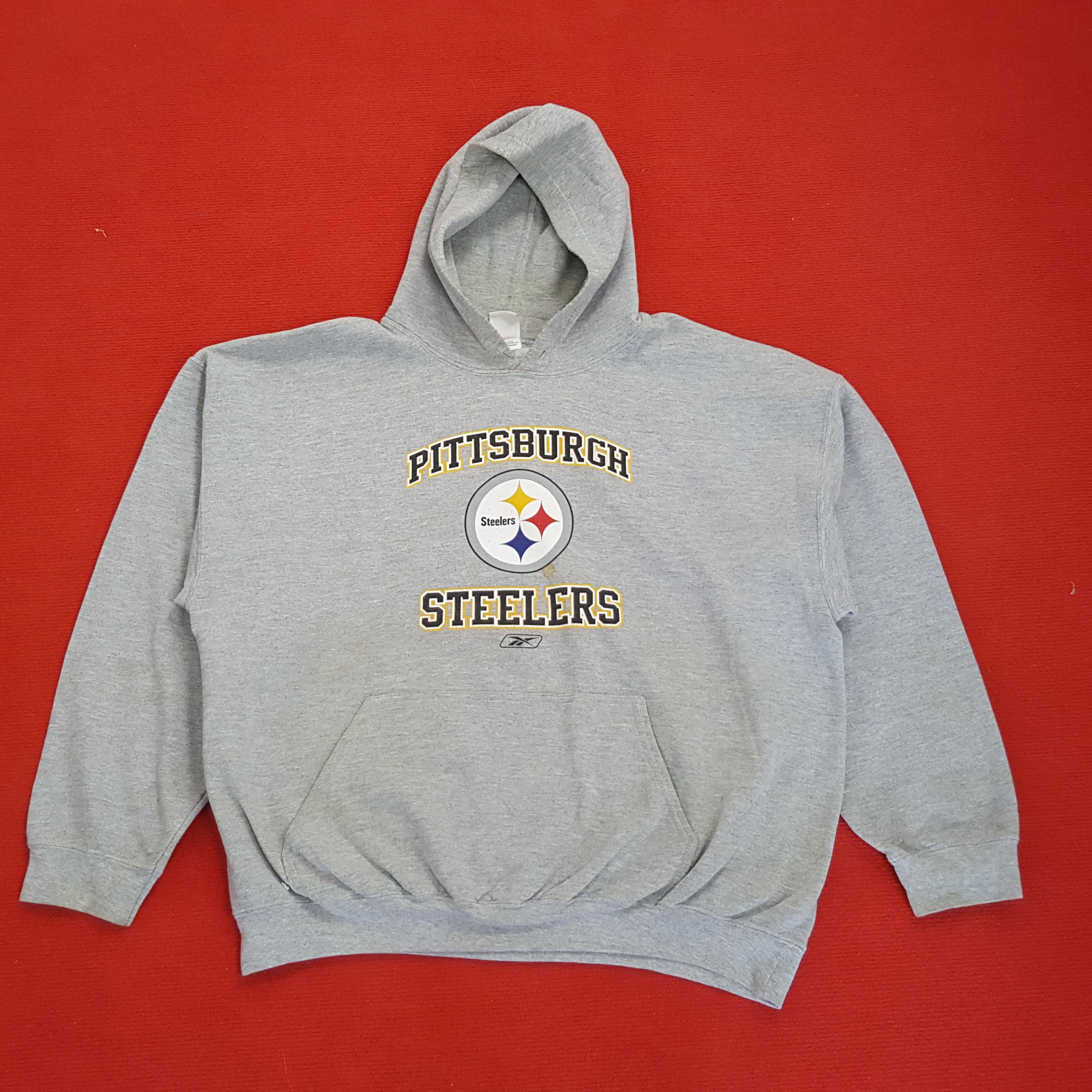 NFL × Vintage NFL Pittburg Steelers American Footbal Team Hoodies Size US XL / EU 56 / 4 - 1 Thumbnail
