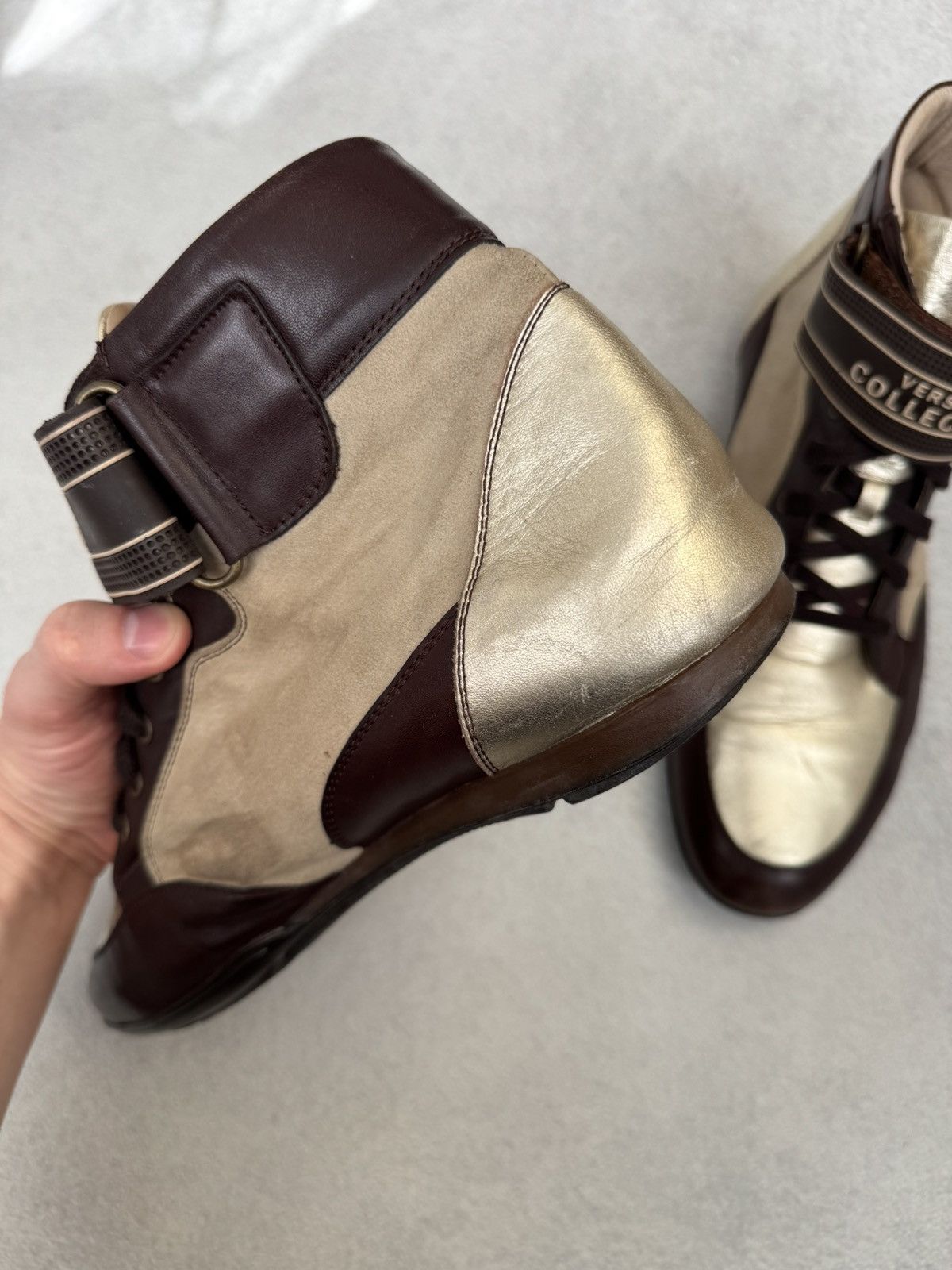 Versace Versace Hi-Top Future Sneakers Boxing Shoes US11 Size US 11 / EU 44 - 8 Thumbnail
