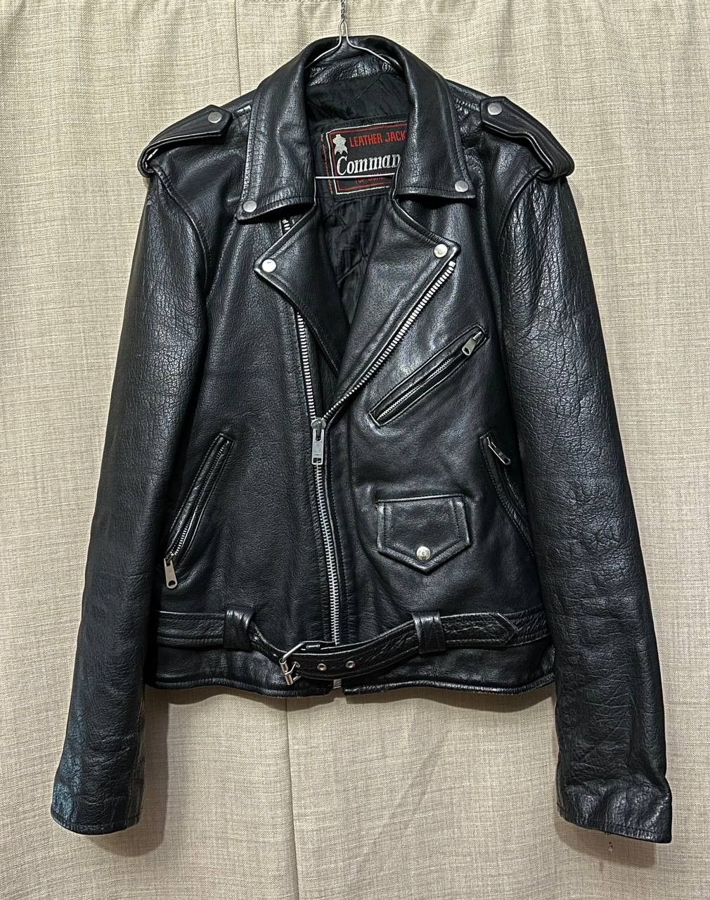 Other Real Leather Jacket Motorcycle Biker Racer Commando Jacket Size US M / EU 48-50 / 2 - 2 Thumbnail