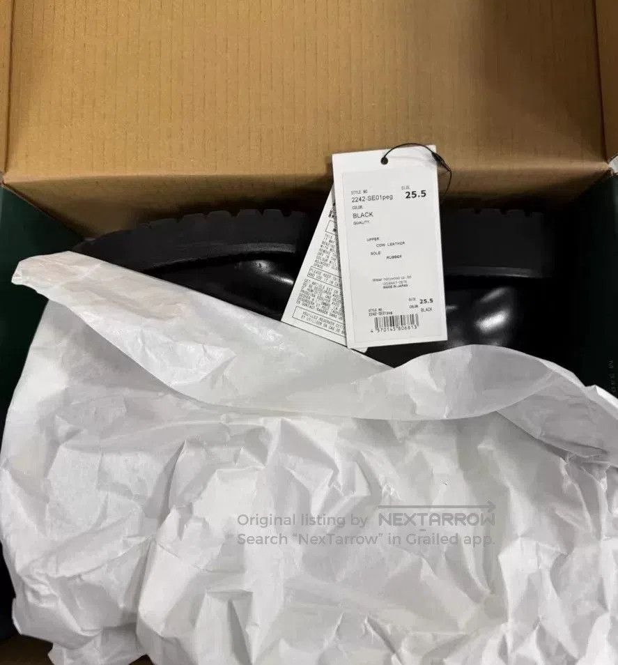 N.Hoolywood N.HOOLYWOOD DANNER Derby Leather Shoes. Size US 7.5 / EU 40-41 - 9 Thumbnail