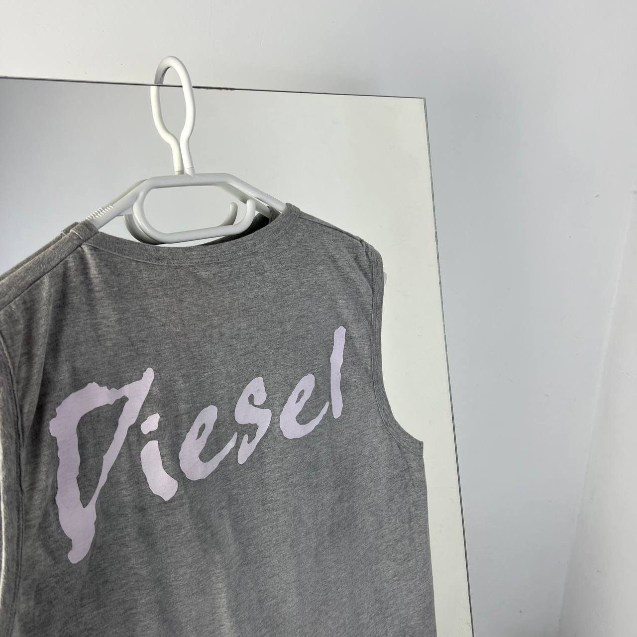 Diesel Vintage Y2K Diesel Big Logo Tank Top Streetwear 90s Style Size US L / EU 52-54 / 3 - 6 Thumbnail