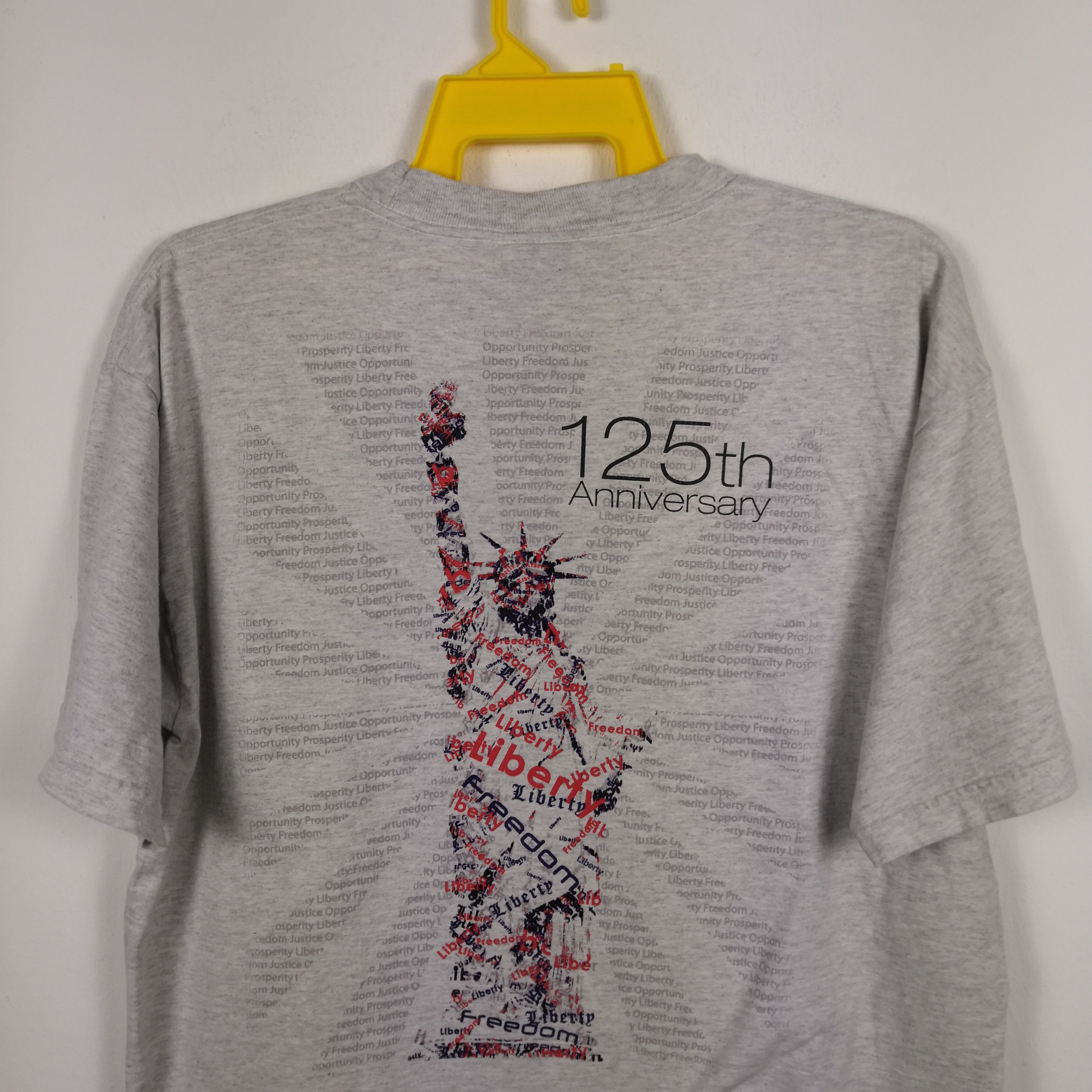 Vintage Vintage 125th Anniversary Liberty Freedom T-Shirt Tees Size US L / EU 52-54 / 3 - 3 Thumbnail
