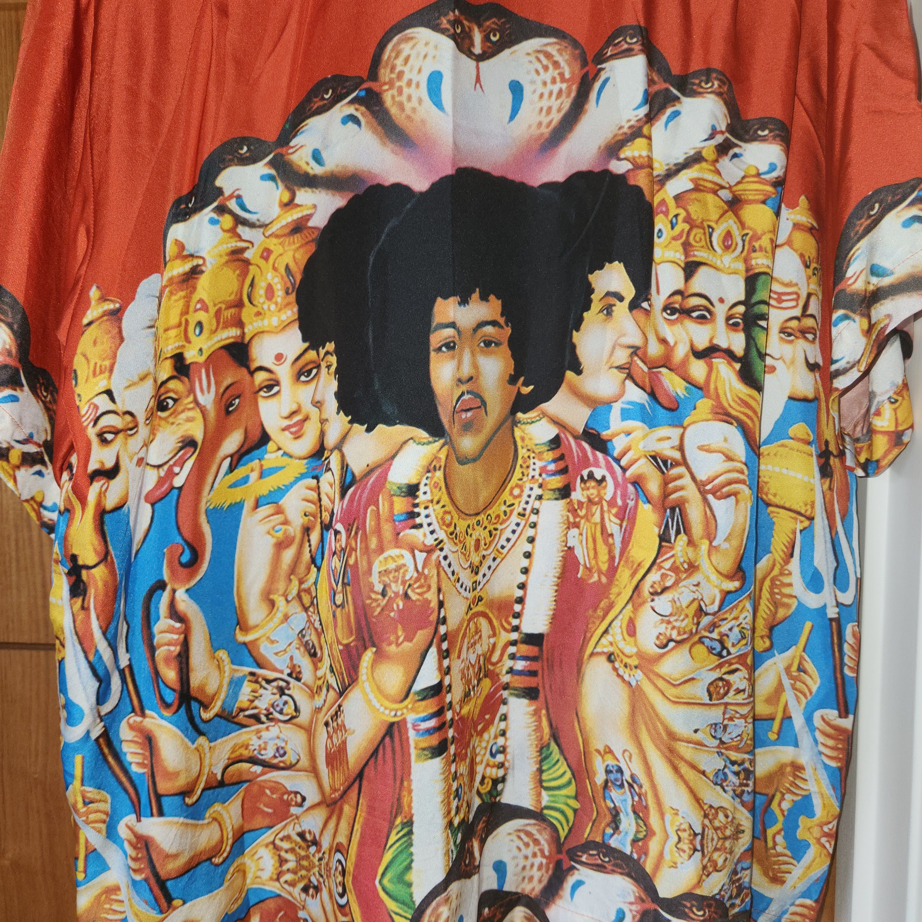Amiri AMIRI Jimi Hendrix Silk Camp Collar Shirt Medium Size US M / EU 48-50 / 2 - 4 Thumbnail