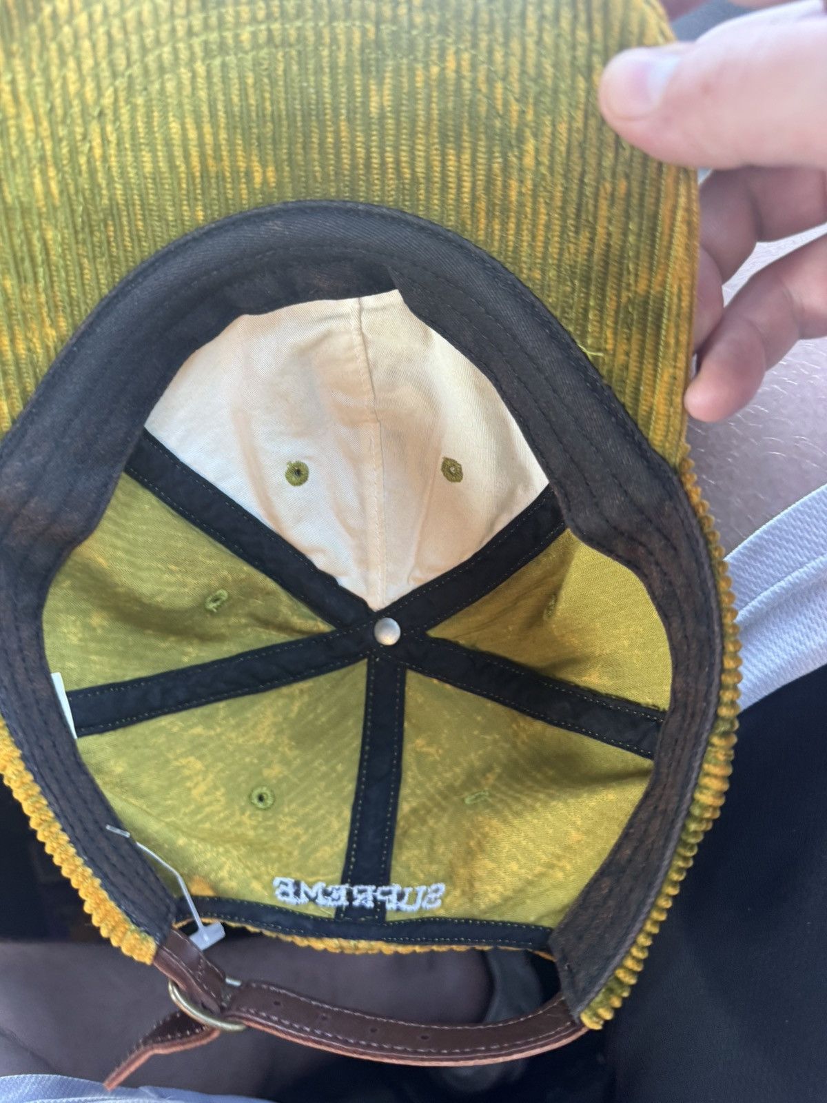 Supreme Supreme corduroy S logo 6 Panel Size ONE SIZE - 2 Thumbnail