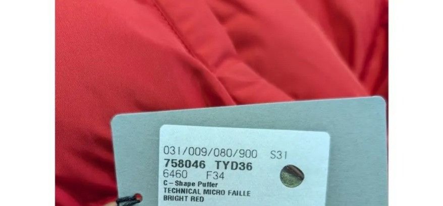 Balenciaga o1rshd1 /dup/ Micro Faille C-Shape Puffer Jacket Bright Red Size US S / EU 44-46 / 1 - 21 Thumbnail