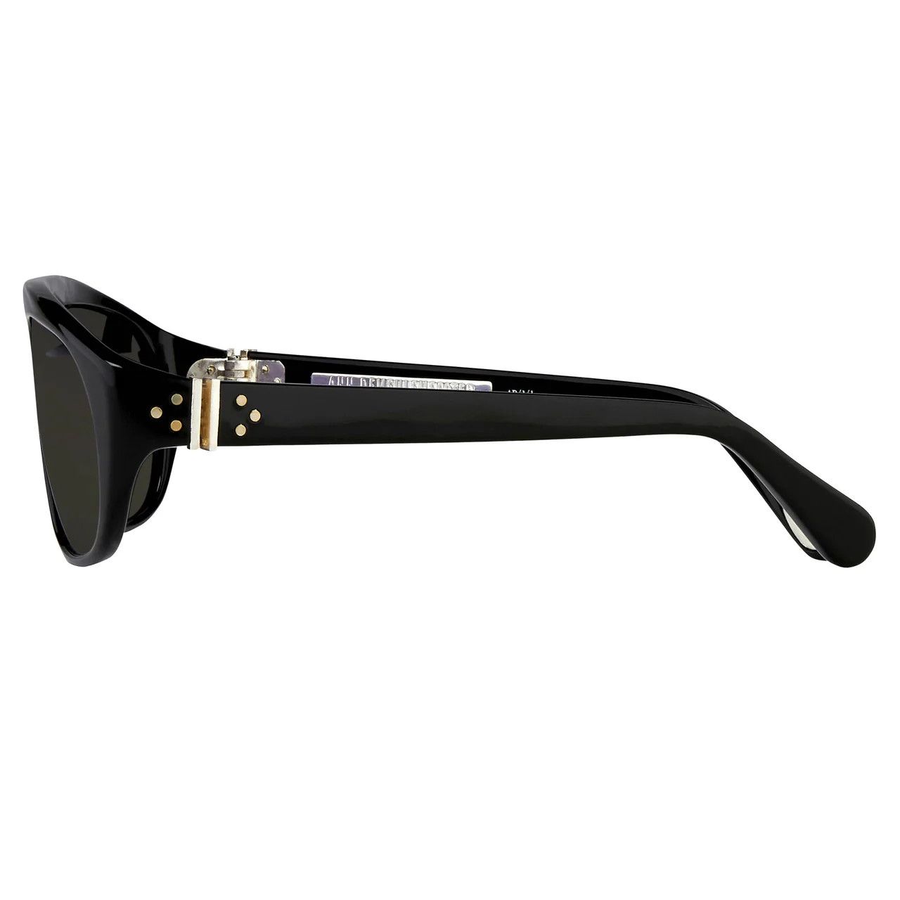 Ann Demeulemeester Ann Demeulemeester Sunglasses Flat Top Black and Grey Size ONE SIZE - 3 Thumbnail