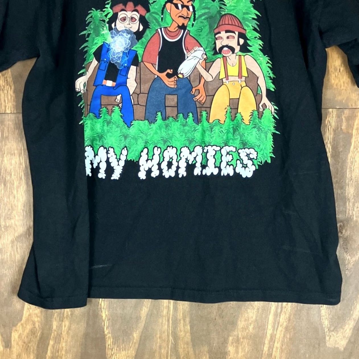 Vintage Pro Team Mens TShirt Black Rollin With My Homies Heavy Weight Short Sleeve 2XL Size US XXL / EU 58 / 5 - 3 Thumbnail
