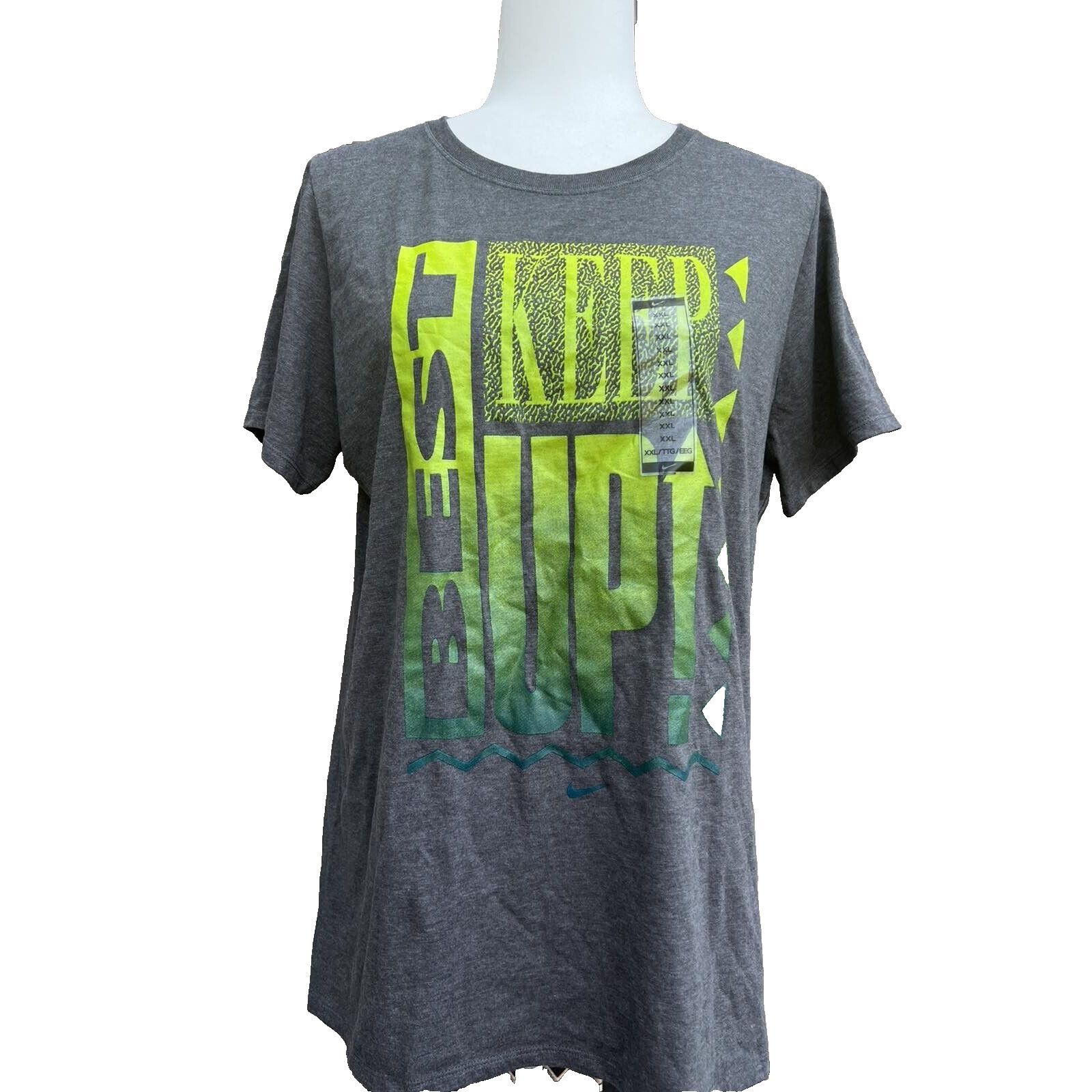 Nike THE NIKE TEE T-shirt gray top oversized neo Size XXL A000206 Size US XXL / EU 58 / 5 - 7 Thumbnail