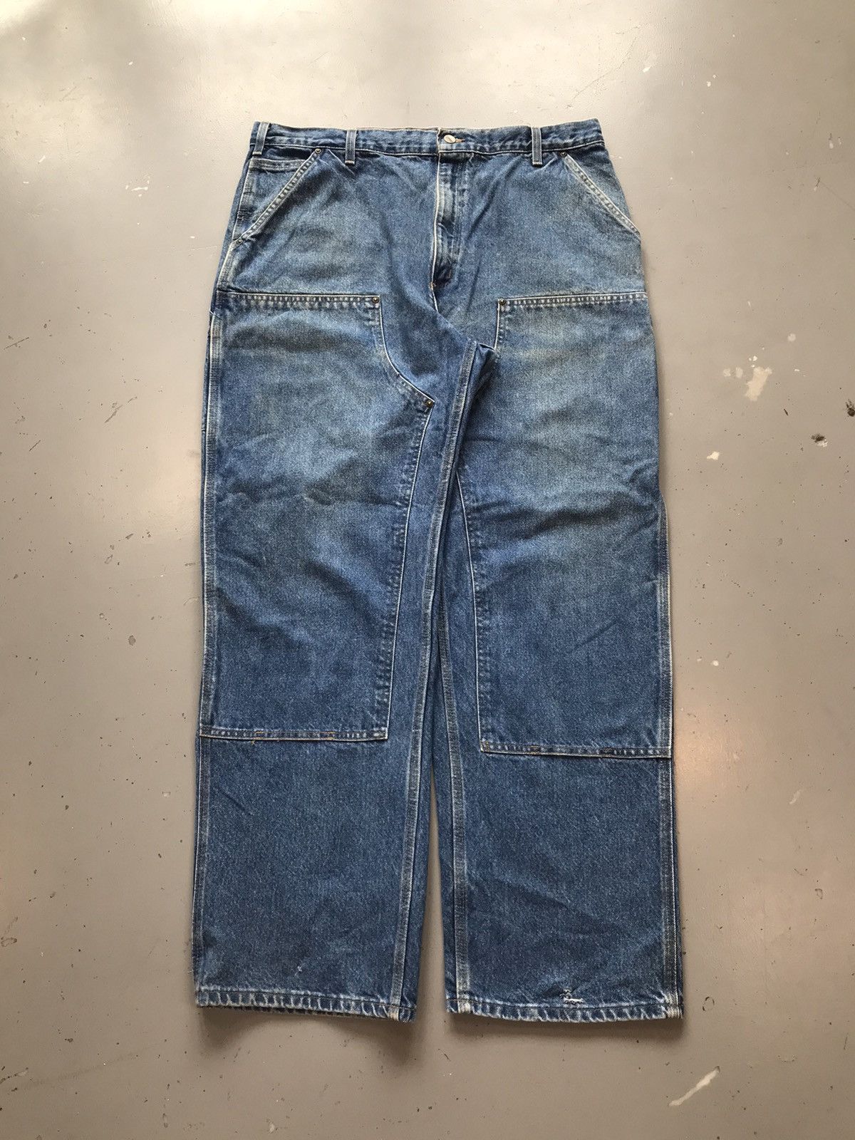 Carhartt × Vintage Vintage Carhartt B73 DST double knee denim Size US 40 / EU 56 - 1 Thumbnail