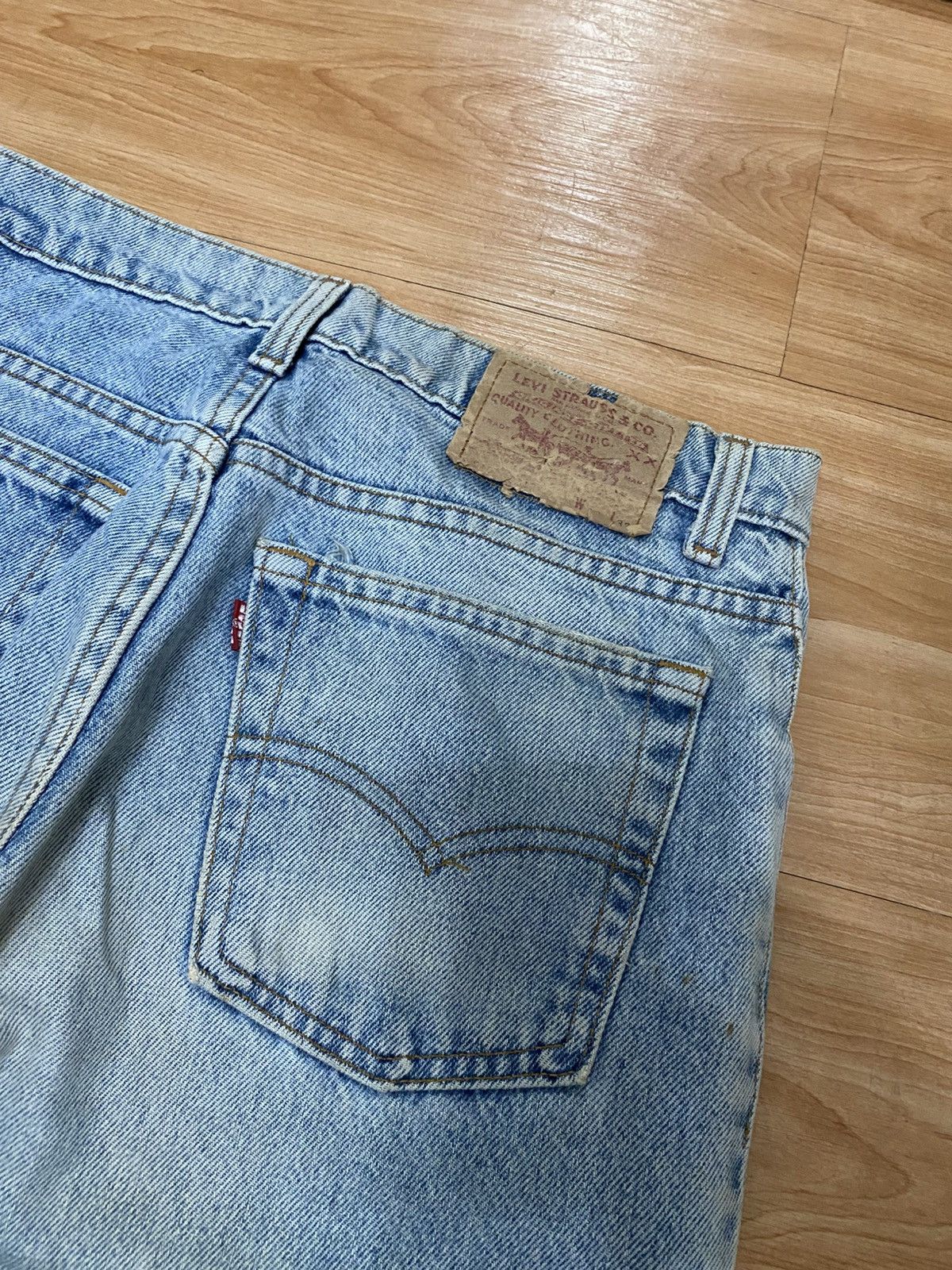 Levi's × Vintage Vintage 90s levis 510 regular fit distressed denim Size US 30 / EU 46 - 6 Thumbnail