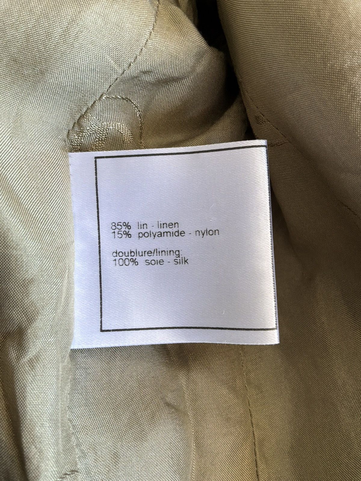 Chanel 1999 Chanel - Metallic Gold Silk Nylon Blazer Size M / US 6-8 / IT 42-44 - 13 Thumbnail