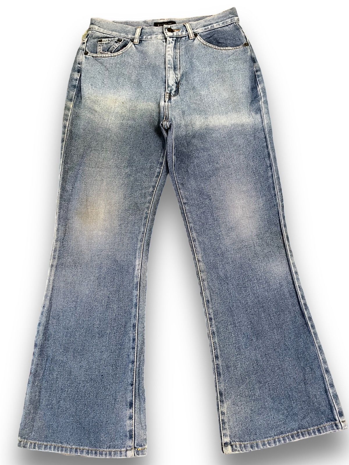 image of Archival Clothing Livre Claire Baggy/flare Dualtone Color Denim in Blue, Men's (Size 29)