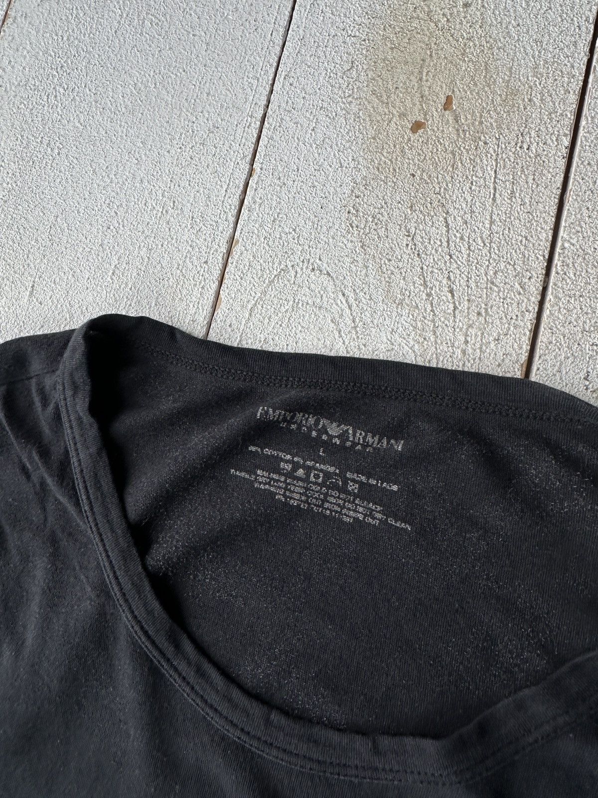 Emporio Armani 🚨Y2K Big Logo EMPORIO ARMANI T-shirt Avant Garde Size US L / EU 52-54 / 3 - 6 Thumbnail