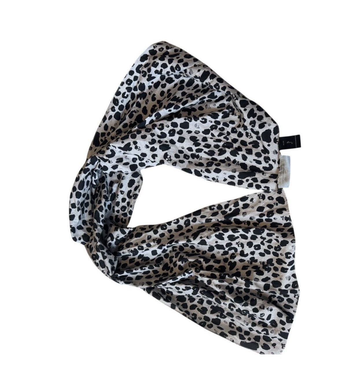 Jarod John Leonard Jarod John Leonard Skull Leopard Print Scarf Size ONE SIZE - 1 Thumbnail