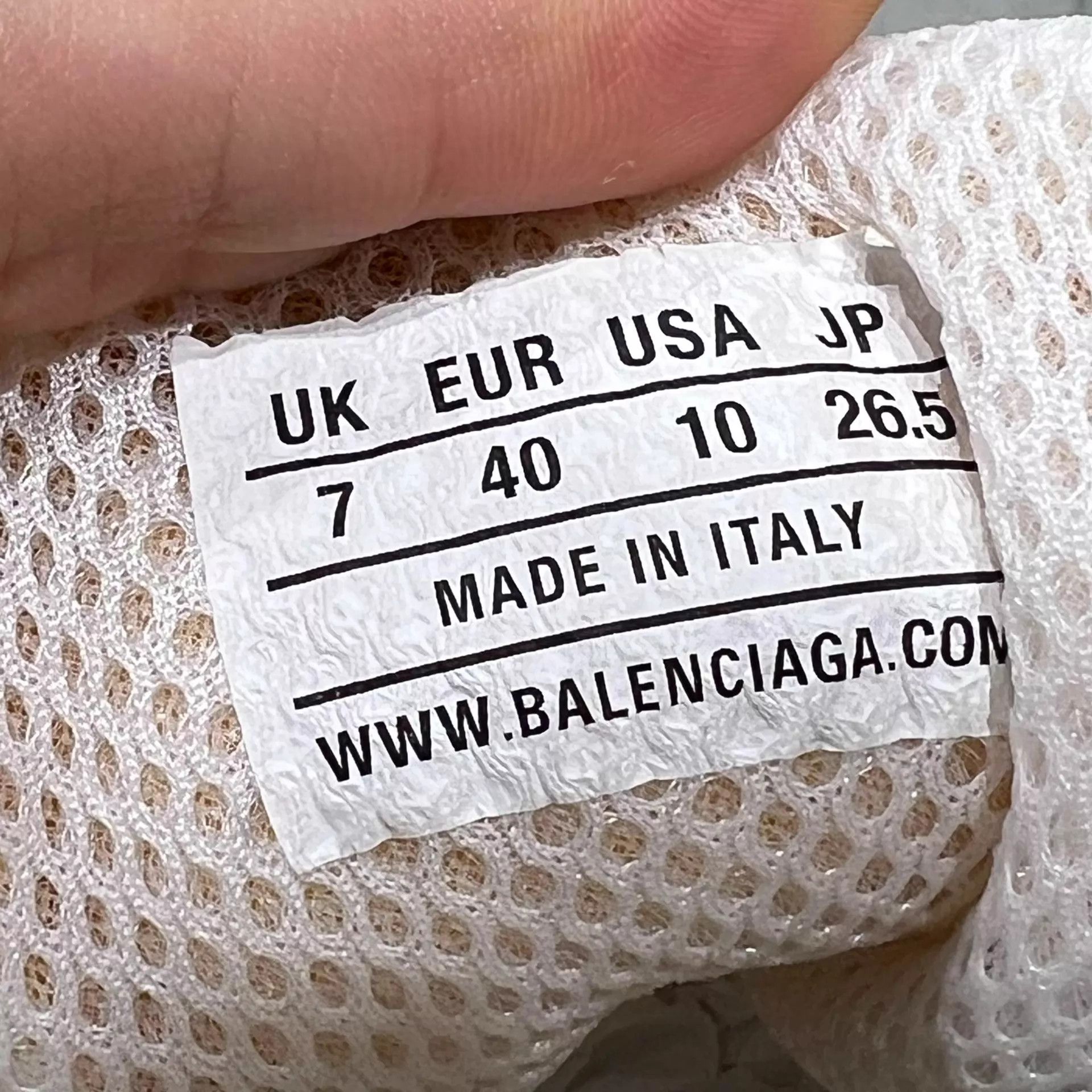 Balenciaga Balenciaga Phantom White Mesh Sneaker Size 40 Size US 7 / EU 40 - 8 Thumbnail
