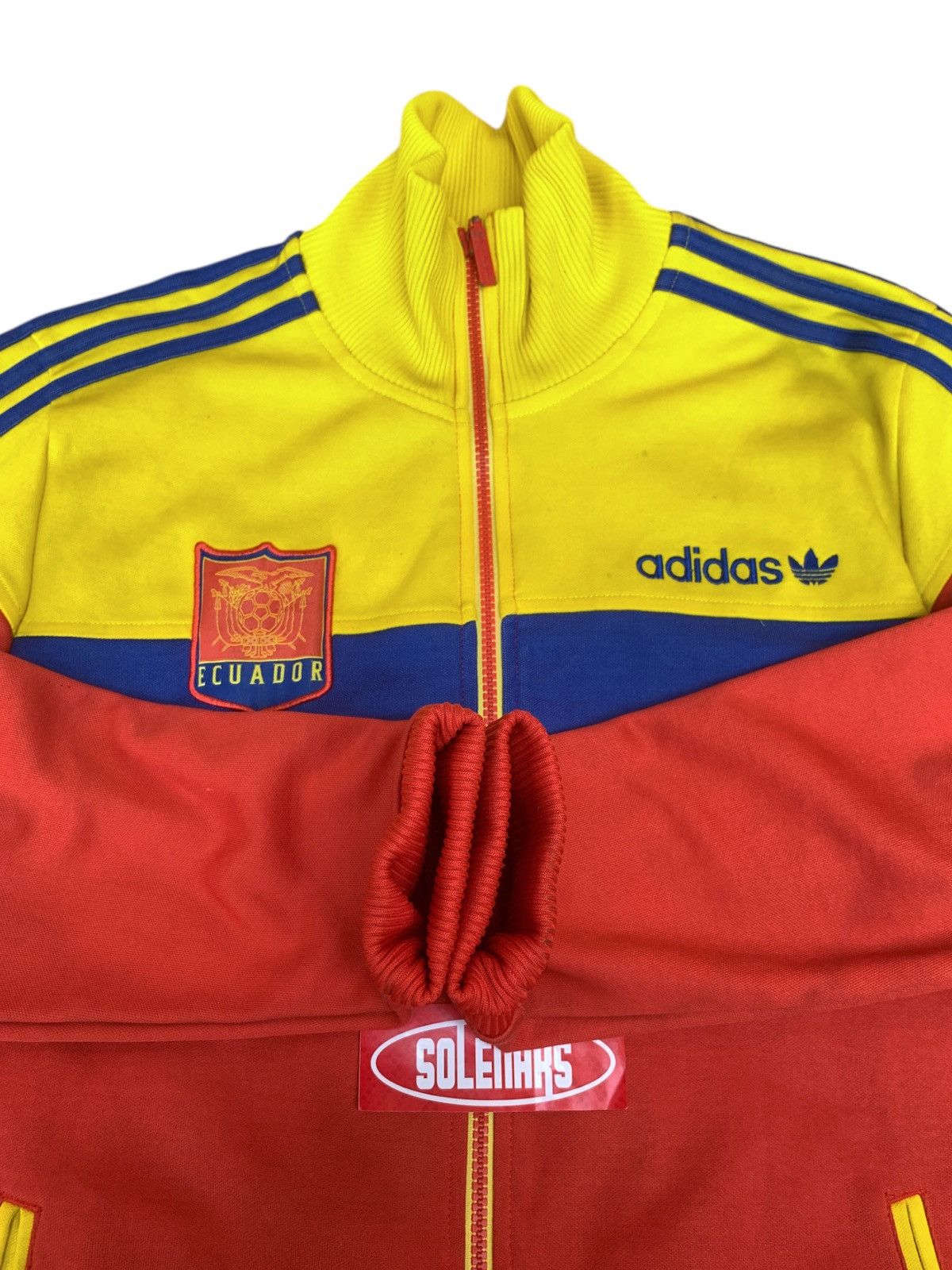 Adidas × Vintage Adidas ecuador tracktop rare Size US S / EU 44-46 / 1 - 7 Thumbnail