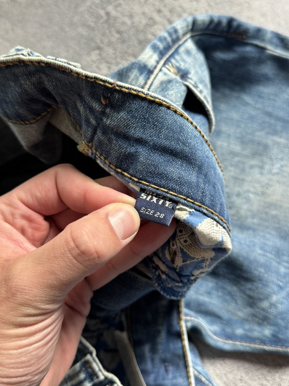 Miss Sixty Vintage Miss Sixty Jeans Y2K Style Speed Distressed Denim Size 28" / US 6 / IT 42 - 9 Thumbnail