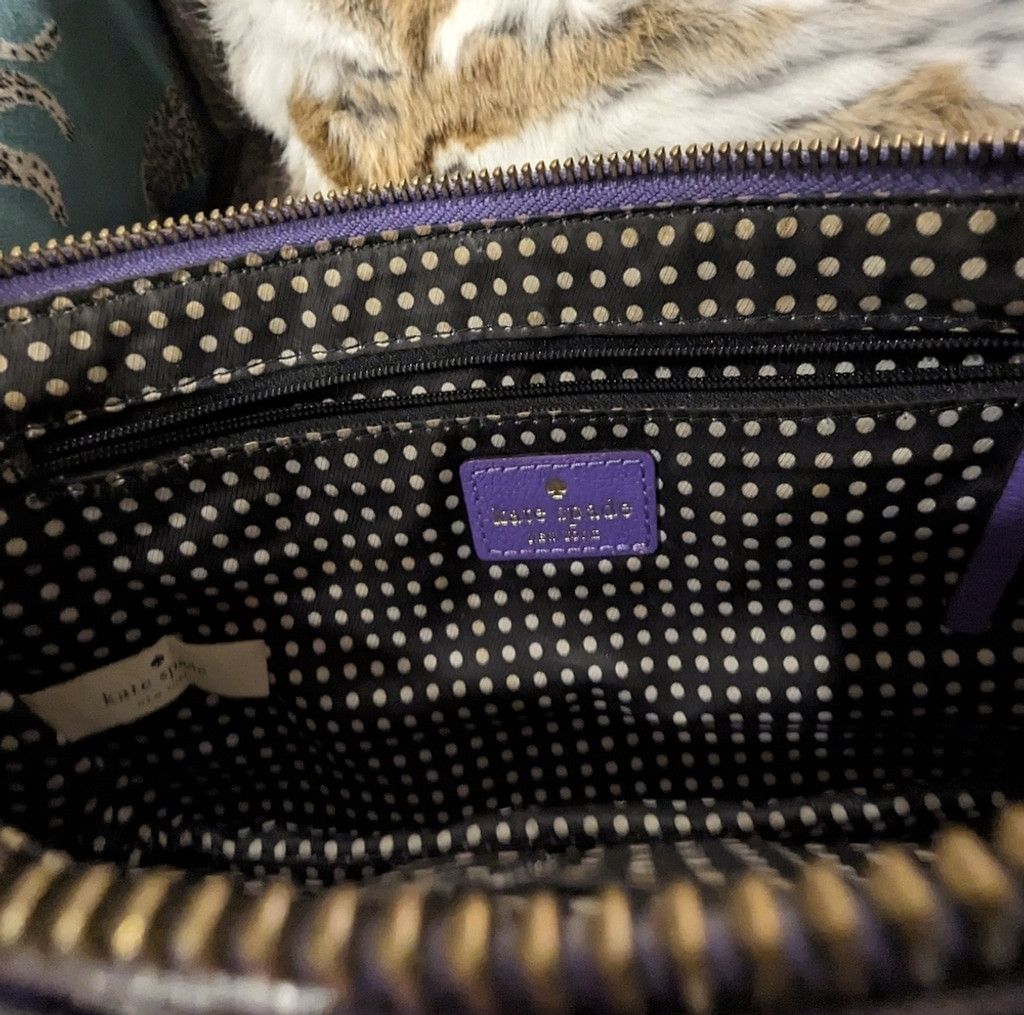 Kate Spade Kate Spade Purple Crossbody Bag with Bow Accent Size ONE SIZE - 5 Thumbnail