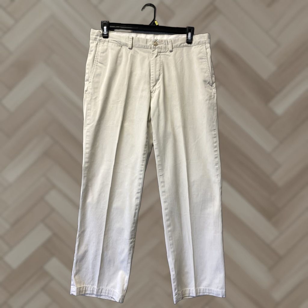 Polo Ralph Lauren VINTAGE Polo Ralph Lauren Chino Pants Mens 35x30 Beige Dress Pants Casual Workwear Size US S / EU 44-46 / 1 - 1 Thumbnail
