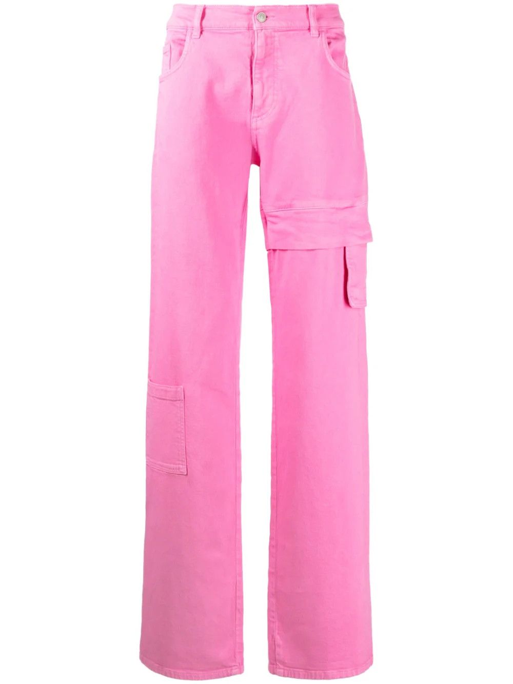 1017 ALYX 9SM 1017 ALYX 9SM Pink Oversized Denim Cargo Pants Small Size US 32 / EU 48 - 1 Thumbnail