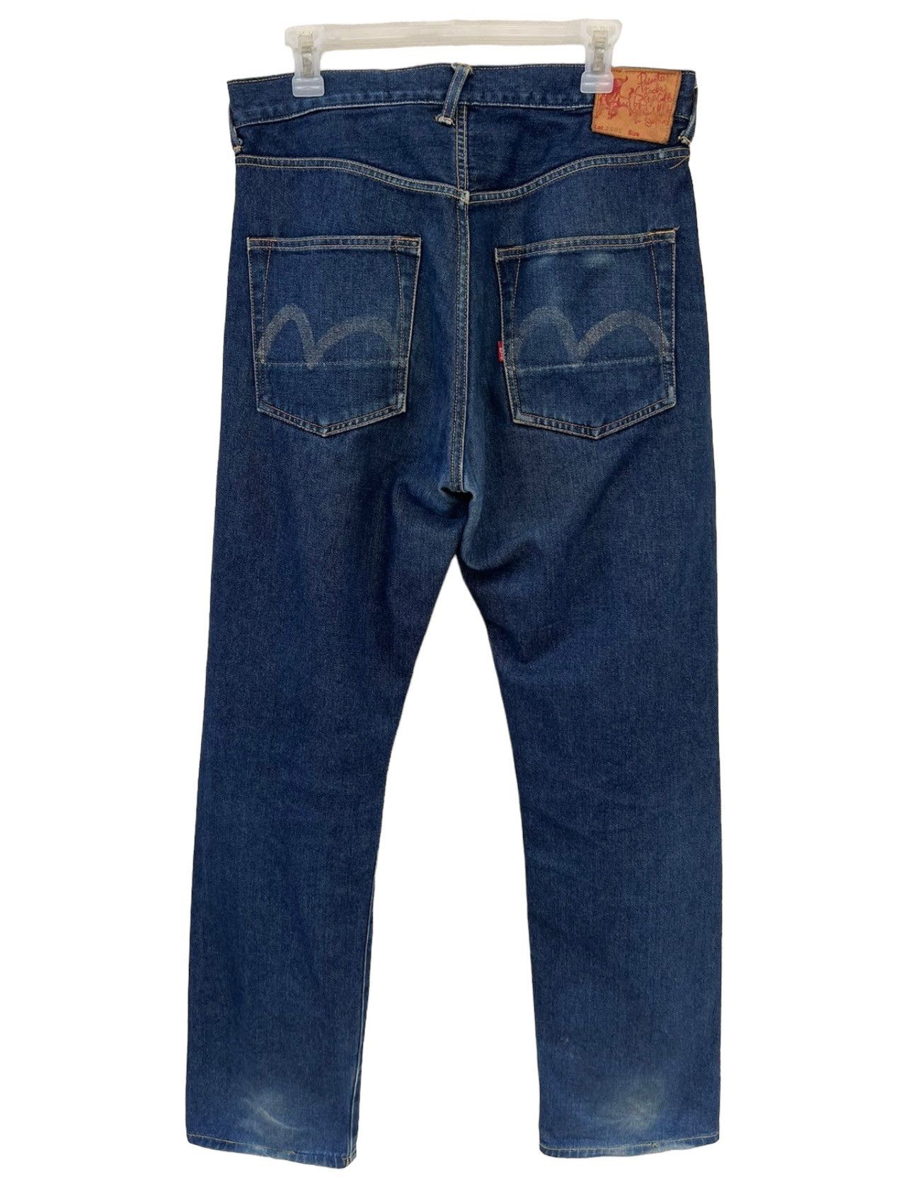 Evisu RARE!!! Vintage 90s Evisu Evis Mud Blue Denim Jeans Size US 32 / EU 48 - 6 Thumbnail