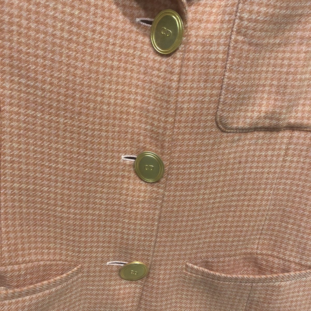 Christian Dior Monsieur × Dior Christian Dior Coordonnes Wool Check Tweet Blazer Size S / US 4 / IT 40 - 4 Thumbnail