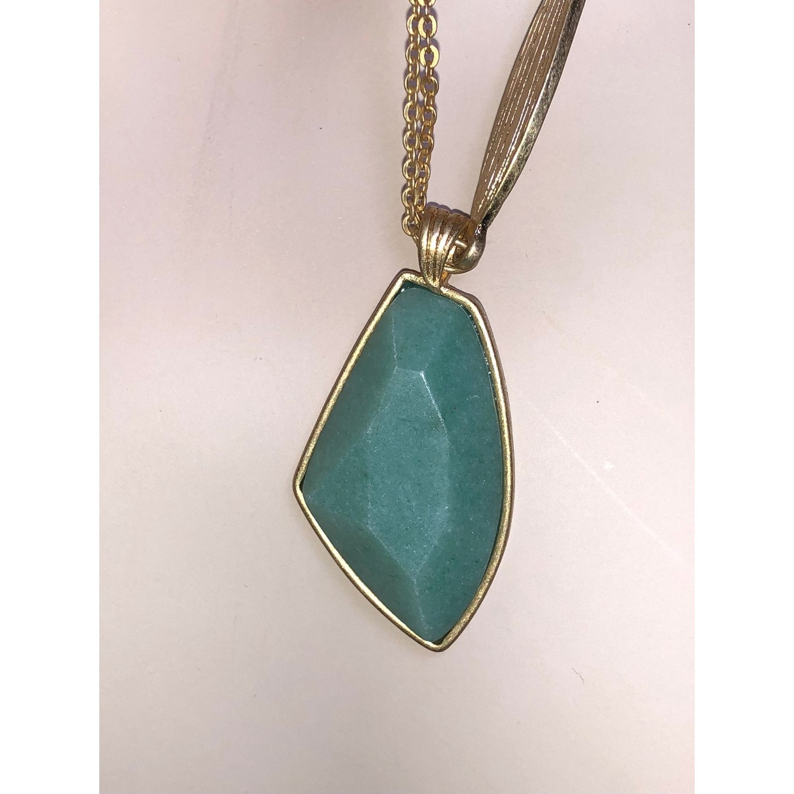 Other CHLOE + ISABEL amazonite art deco pendant necklace - N002 Size ONE SIZE - 4 Thumbnail