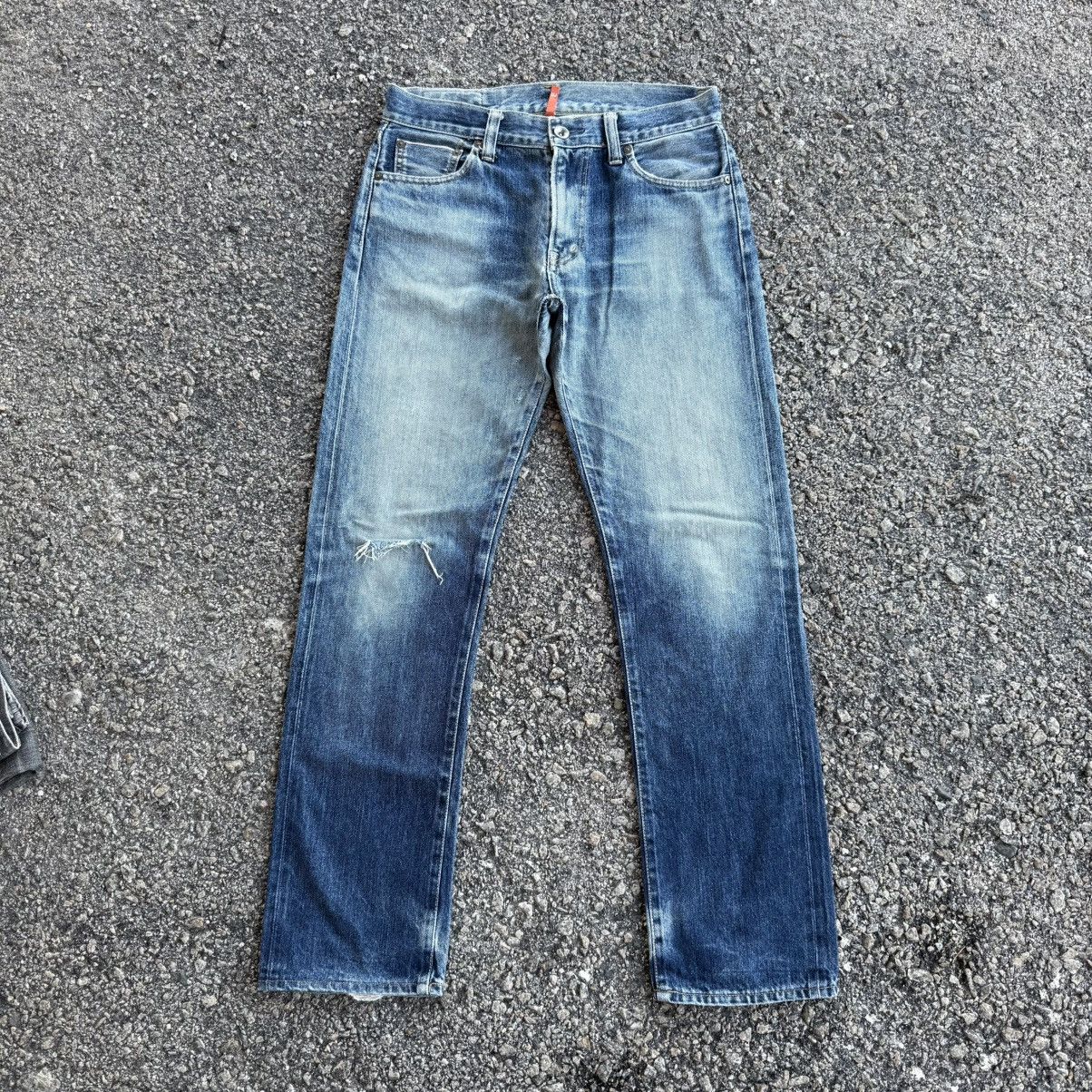 Japanese Brand VINTAGE S002 JAPANESE MUD WASHED JEAN DENIM PANTS Size US 33 - 1 Thumbnail