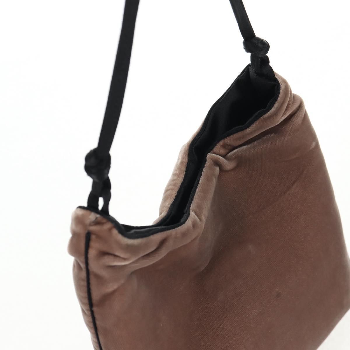 Prada PRADA Hand Bag Velor Gray Size ONE SIZE - 7 Thumbnail