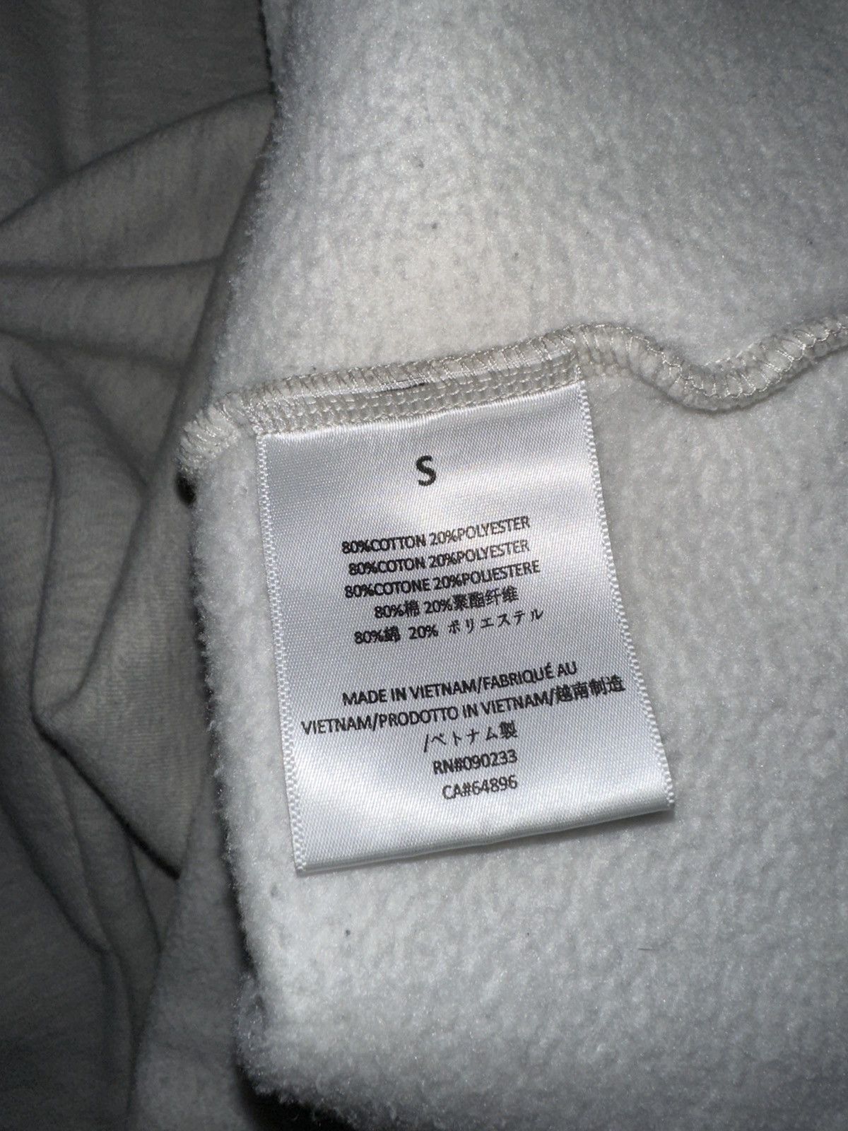 Essentials × Fear of God FOG Essentials Off-White Relaxed Hoodie Size US S / EU 44-46 / 1 - 3 Thumbnail