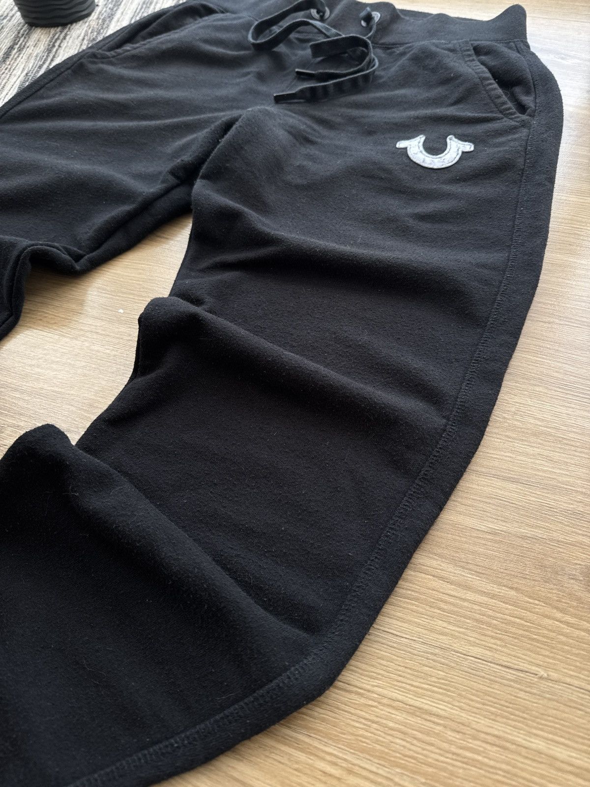 True Religion × Vintage True religion Embroidered logo distressed sweatpants Size US 30 / EU 46 - 5 Thumbnail
