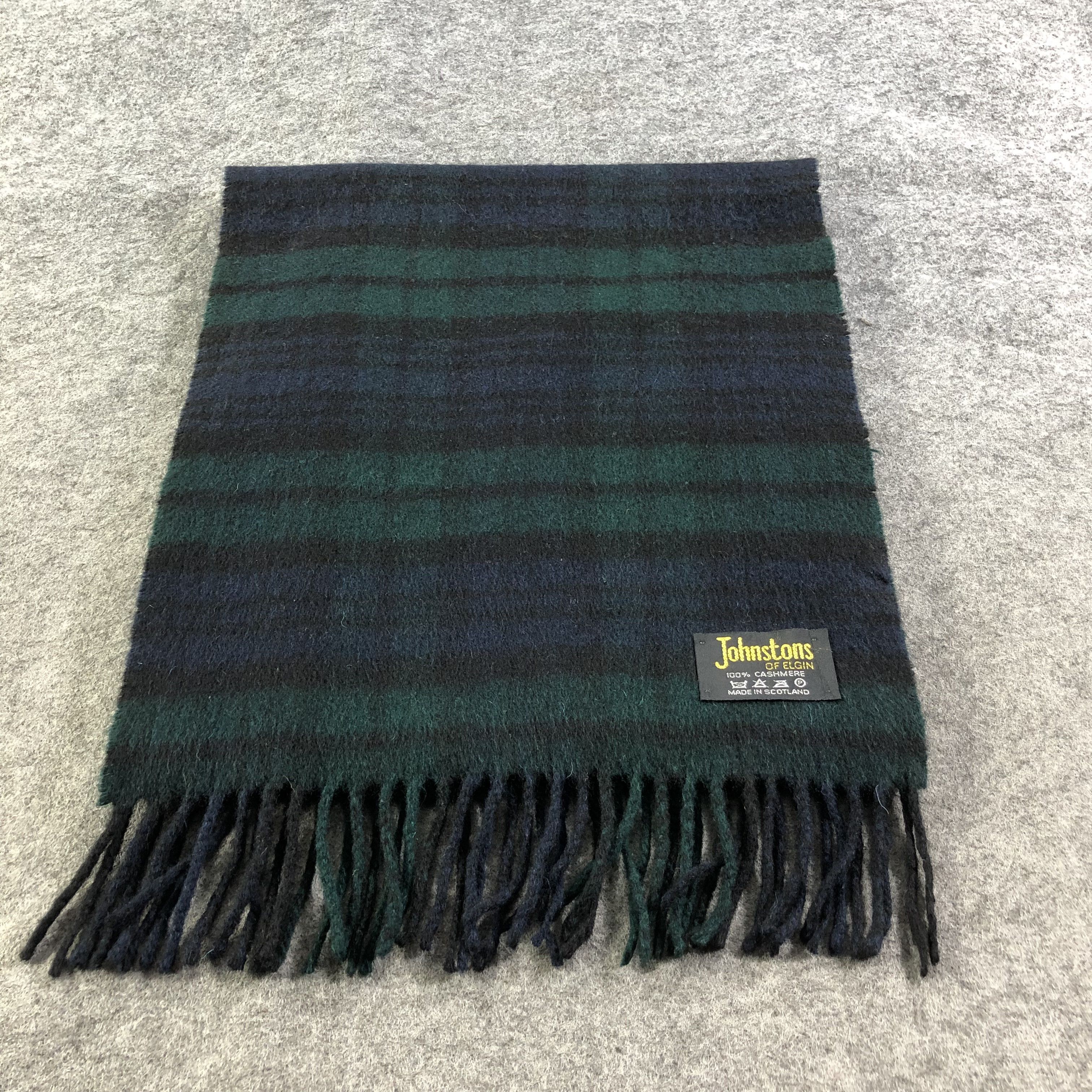 Johnstons Of Elgin Johnstons of Elgin Tartan Cashmere Scarf Muffler V1369 Size ONE SIZE - 2 Thumbnail