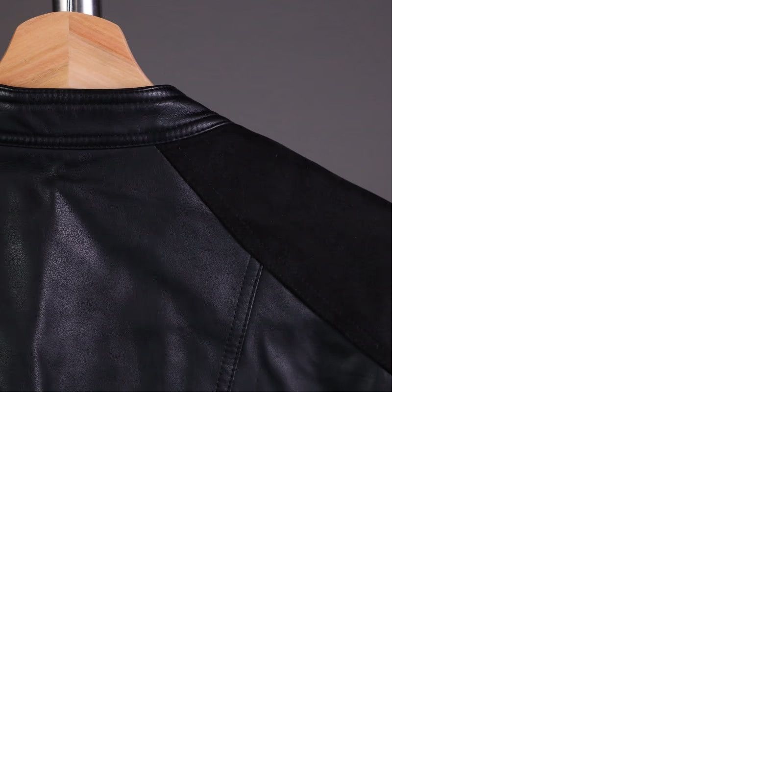 Vintage Marc New York Faux Leather Suede Moto Jacket Women's XL Zip Biker Mixed Media Shirt Size XL / US 12-14 / IT 48-50 - 9 Thumbnail
