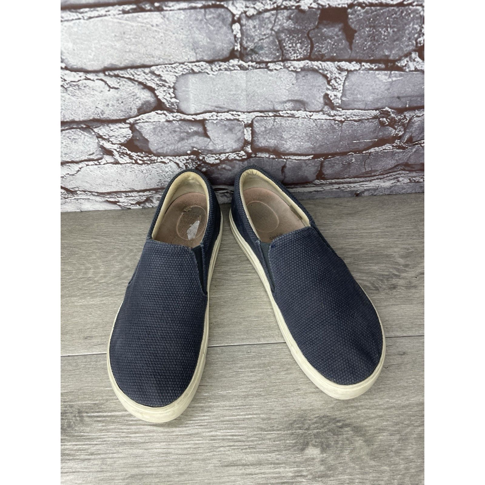 Birkenstock Birkenstock Oswego Midnight Blue Canvas Suede Slip On Shoes Size US 7 / IT 37 - 2 Thumbnail