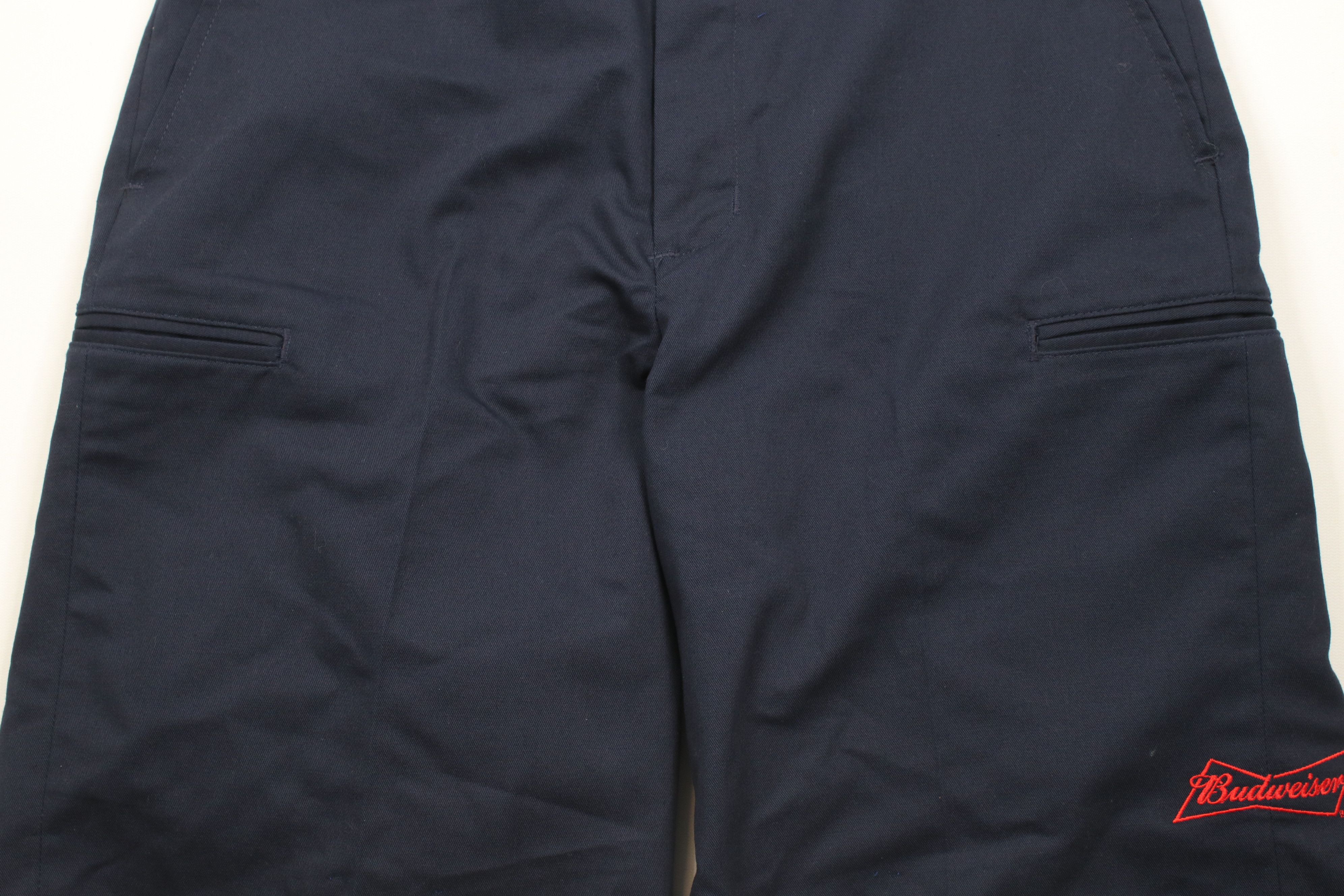 Vintage Vintage 90s Spell Budweiser Beer Dungaree Cargo Shorts Blue Size US 34 / EU 50 - 3 Thumbnail