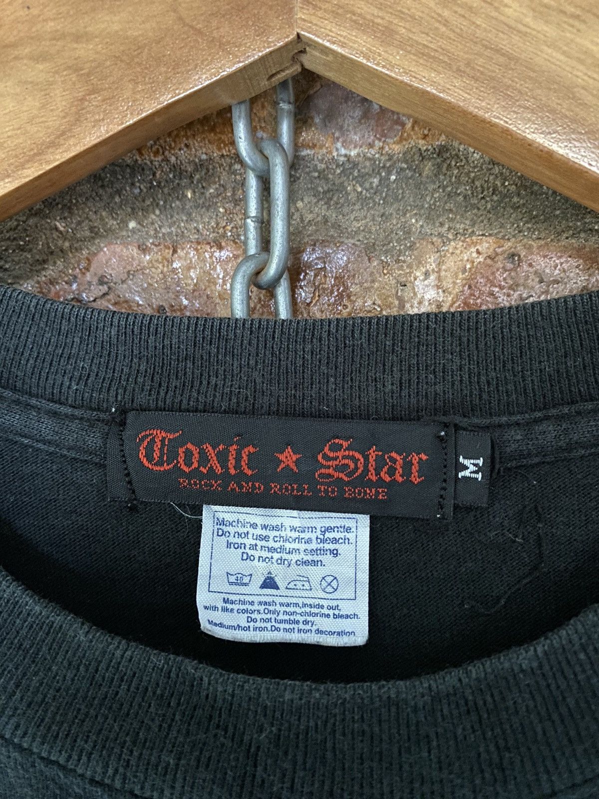 Hysteric Glamour × Japanese Brand Vtg Toxic Star Japan Skull fire flame break to burn Size US S / EU 44-46 / 1 - 9 Thumbnail