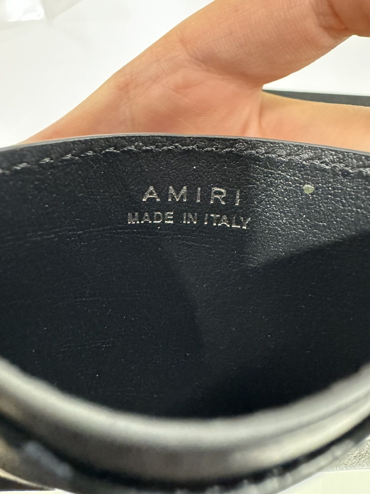Amiri Amiri Leather Card Holder Wallet NEW Size ONE SIZE - 3 Thumbnail