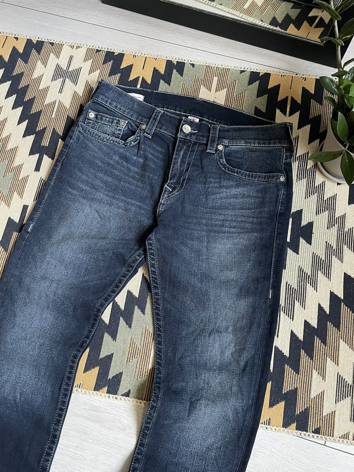Jean × True Religion True Religion Rocco Y2K Denim Jeans Size US 34 / EU 50 - 9 Thumbnail