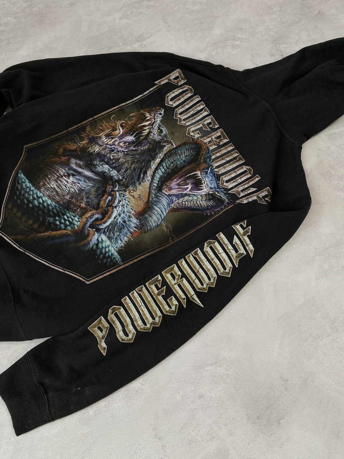 Band Tees 🐺 Vintage Zip Up Hoodie PowerWolf GRAPHIC Size US M / EU 48-50 / 2 - 3 Thumbnail
