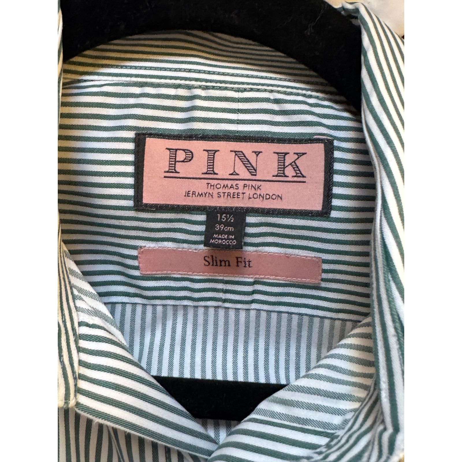 Thomas Pink Thomas Pink - Pink Edition Men's Blue Slim Fit Dress Shirt Size US M / EU 48-50 / 2 - 3 Thumbnail