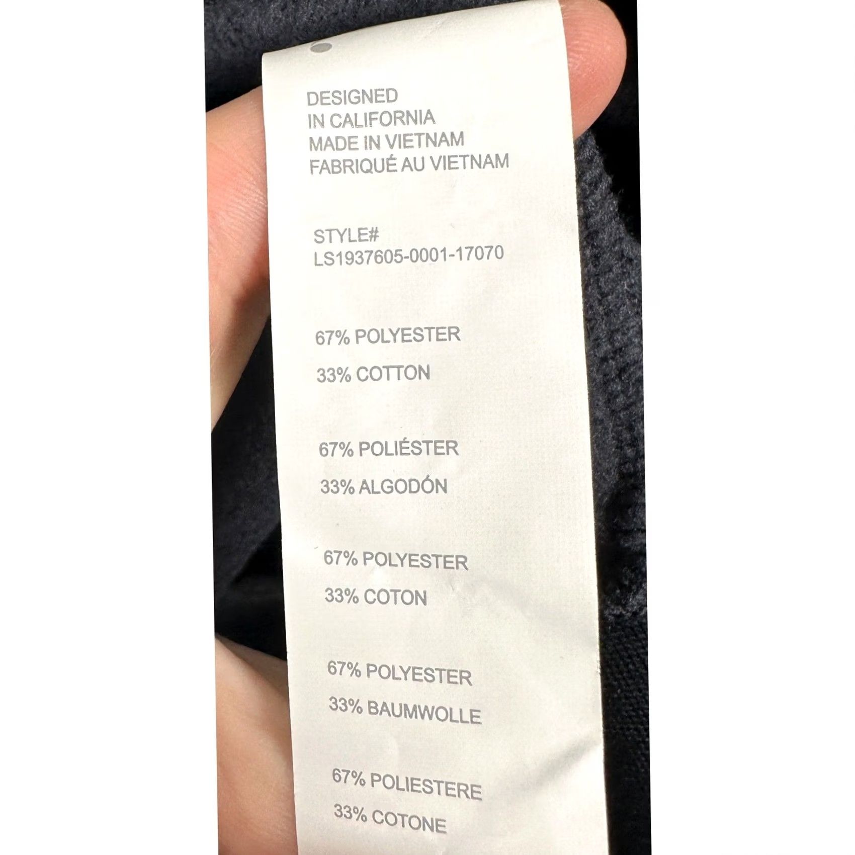 Fabletics Fabletics Sweatshirt Tunic 2XL Black Zaylee Funnel Neck Raglan Long Sleeve Pocket Relaxed Fit Womens Size XXL / US 16-18 / IT 52-54 - 6 Thumbnail